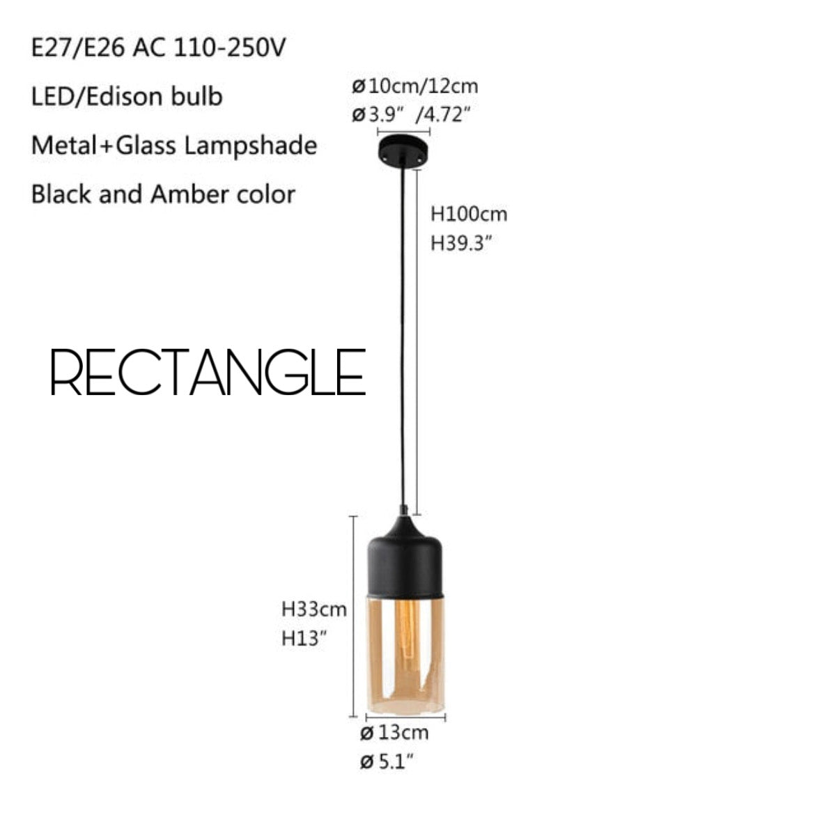 Arlo | Vintage Pendant Lights - OpalDwell