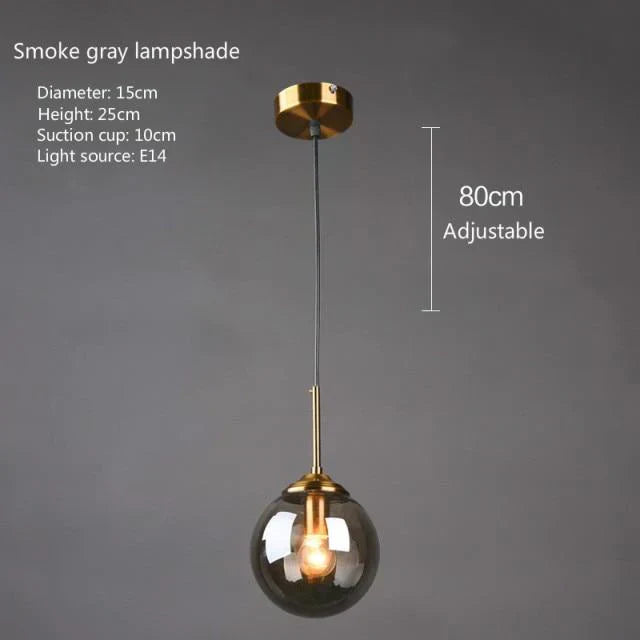 Glass Pendant in Gumdrop Shape - OpalDwell