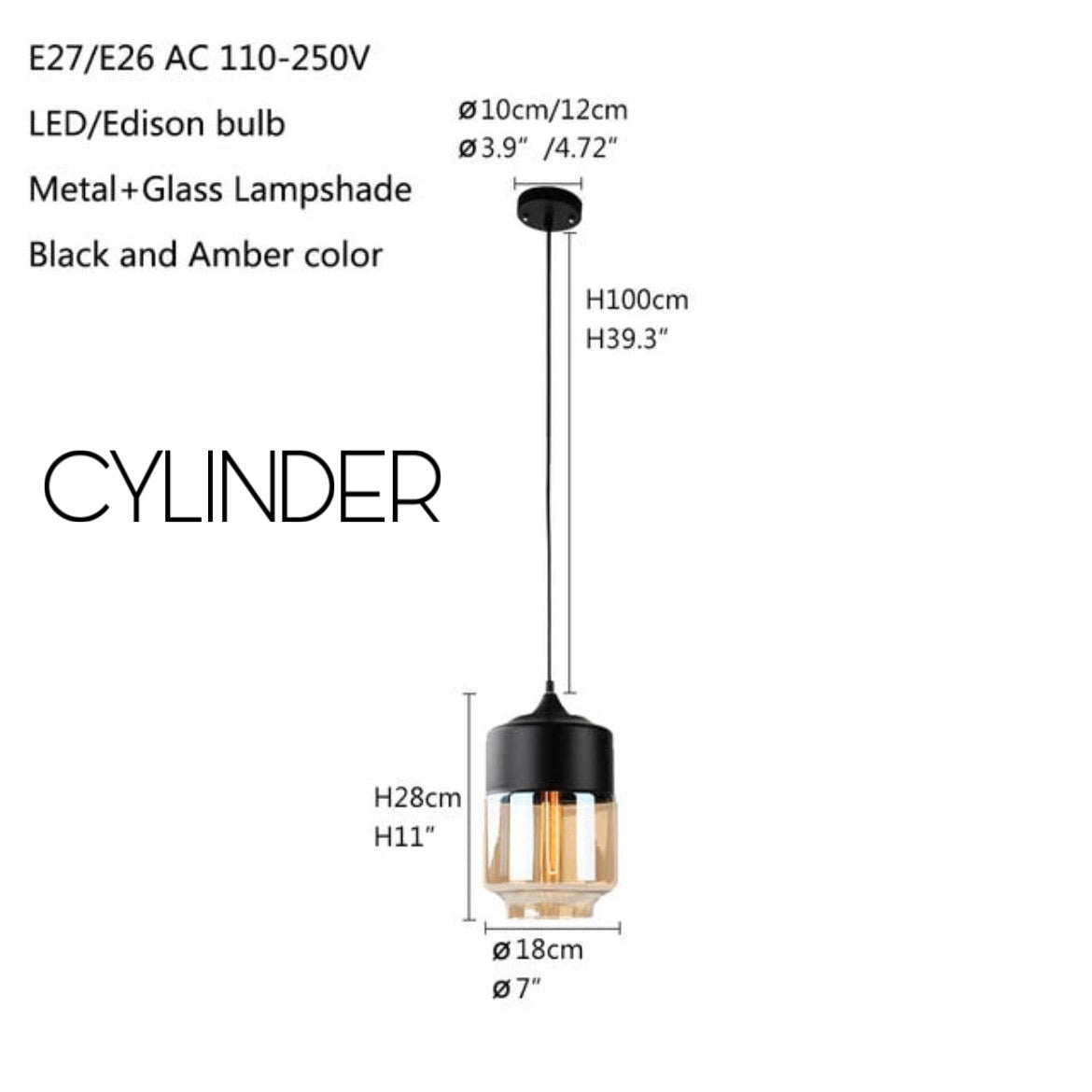 Arlo | Vintage Pendant Lights - OpalDwell