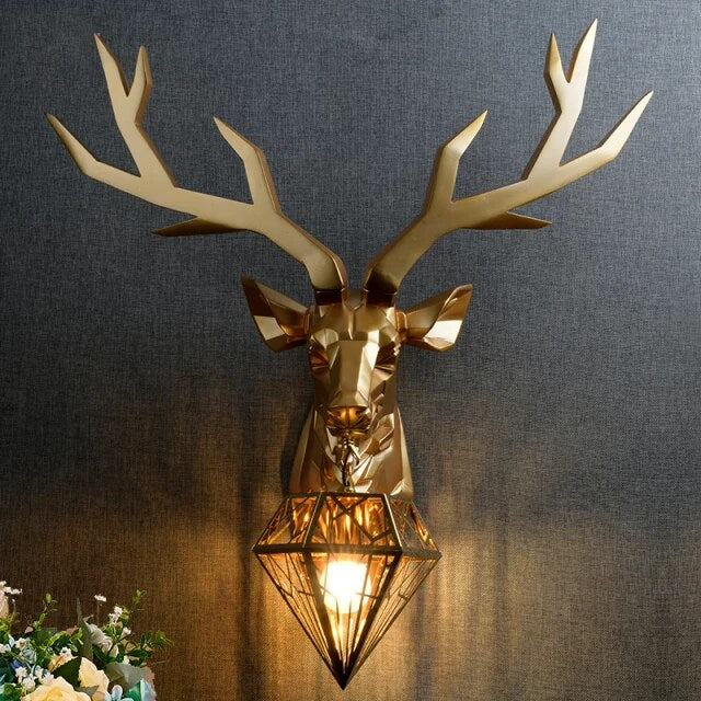 Decorative Antler Head - OpalDwell