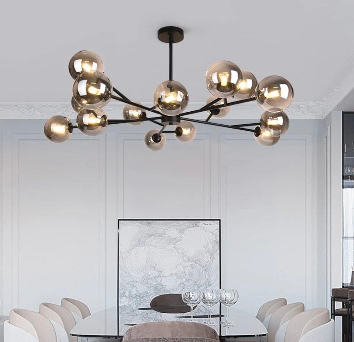 Aureon Sputnik Chandelier - OpalDwell