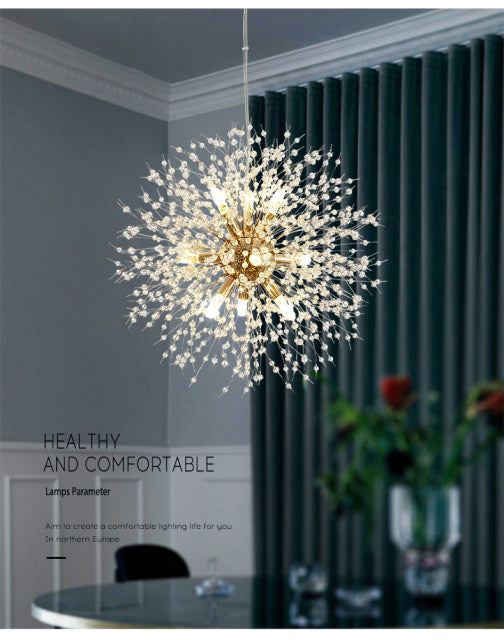 Contemporary Dandelion-Style Pendant Light - OpalDwell