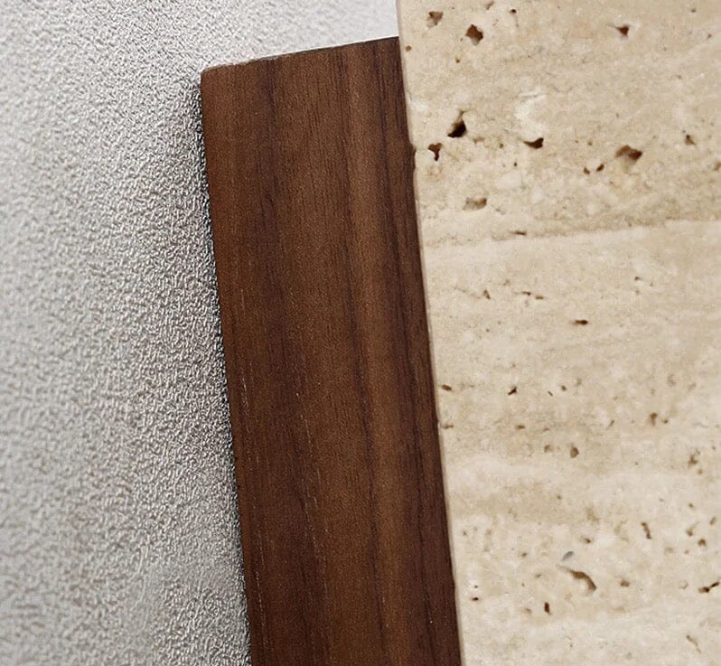 Ebony Travertine Wall Sconce - OpalDwell