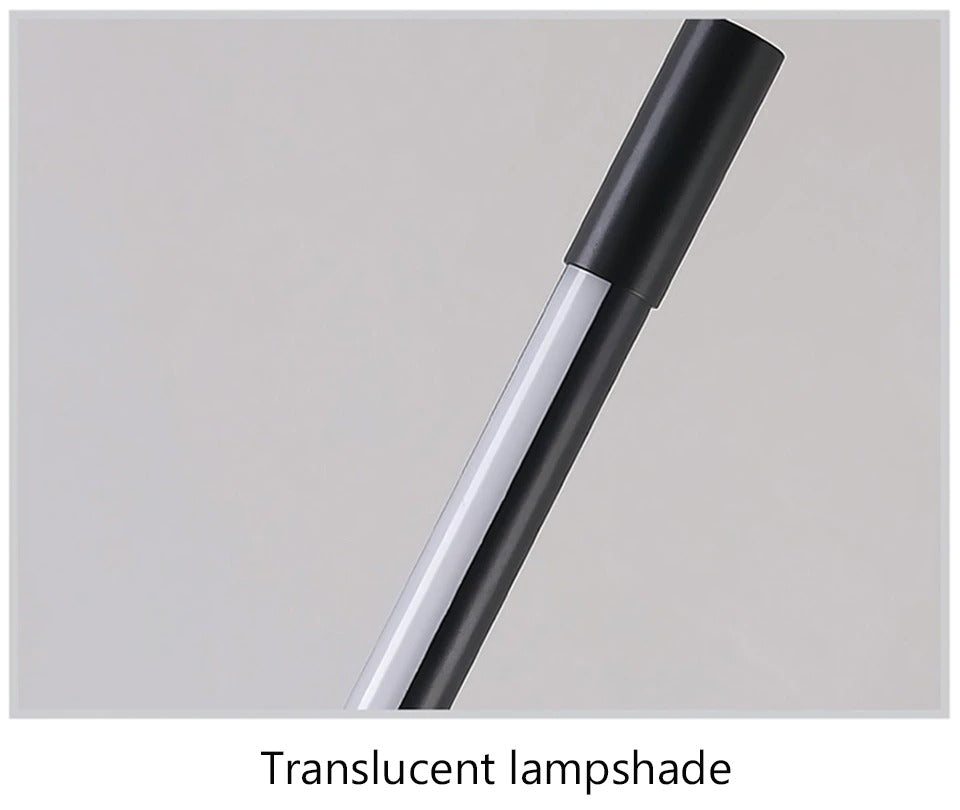 AstraLume Floor Lamp Minimal LED Tube Light for Modern Homes OpalDwell