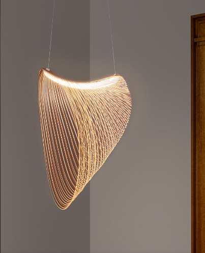 Kerrin | Birch Wood Pendant Light For Cozy Living Areas OpalDwell