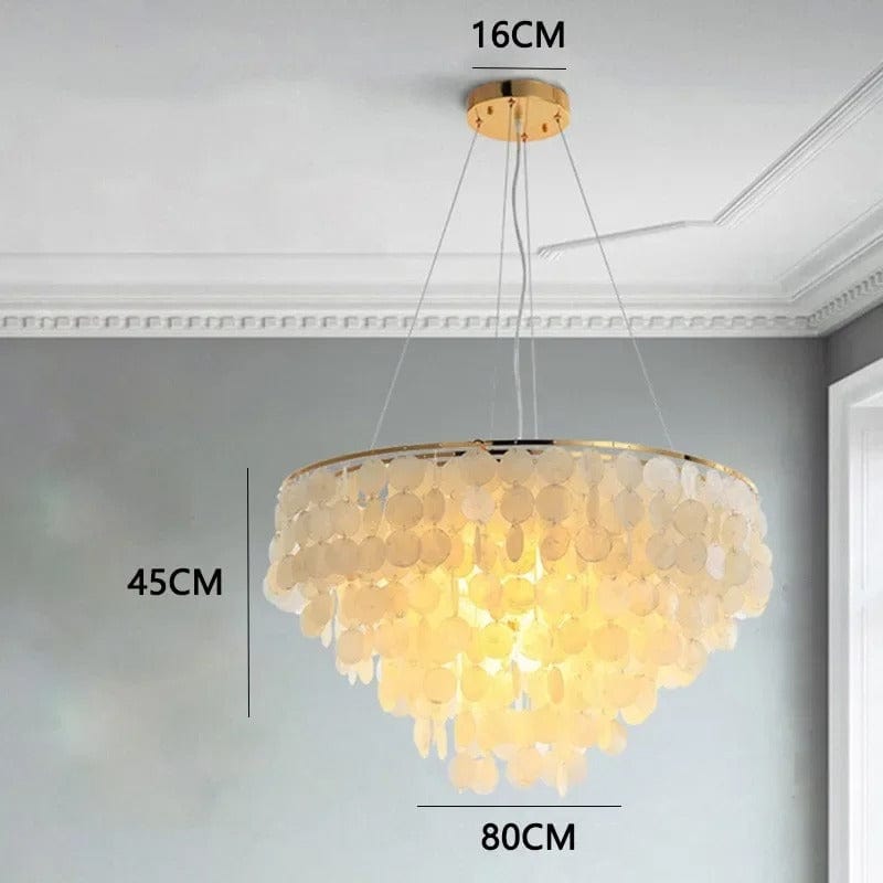 Lunara | Shell Chandelier | OpalDwell - OpalDwell