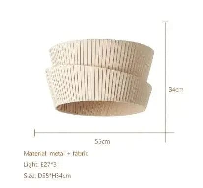 Aurelia Fabric Chandelier | OpalDwell - OpalDwell