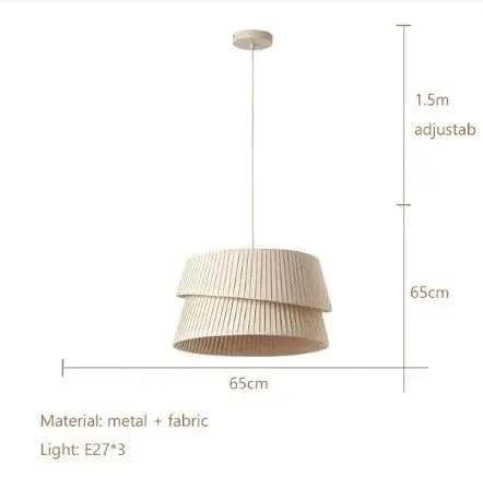 Aurelia Fabric Chandelier | OpalDwell - OpalDwell