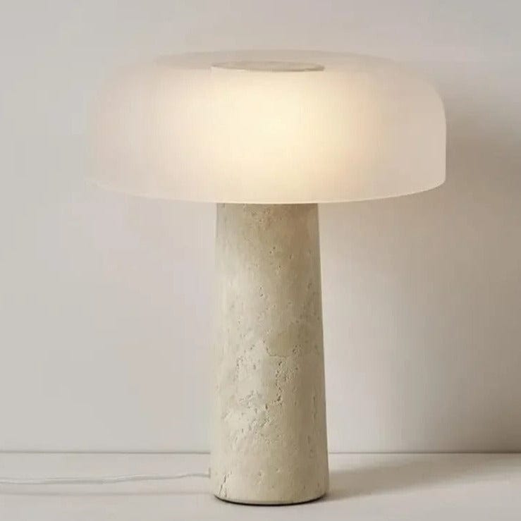 Avela Marble Stone Lamp | OpalDwell - OpalDwell