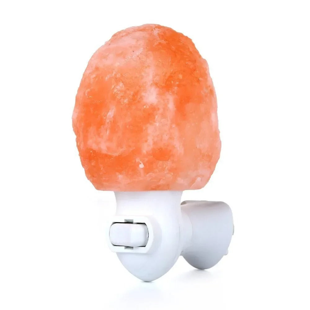 LumaHaven Himalayan Salt Lamp with Negative Ions and Crystal Glow for Bedroom - OpalDwell