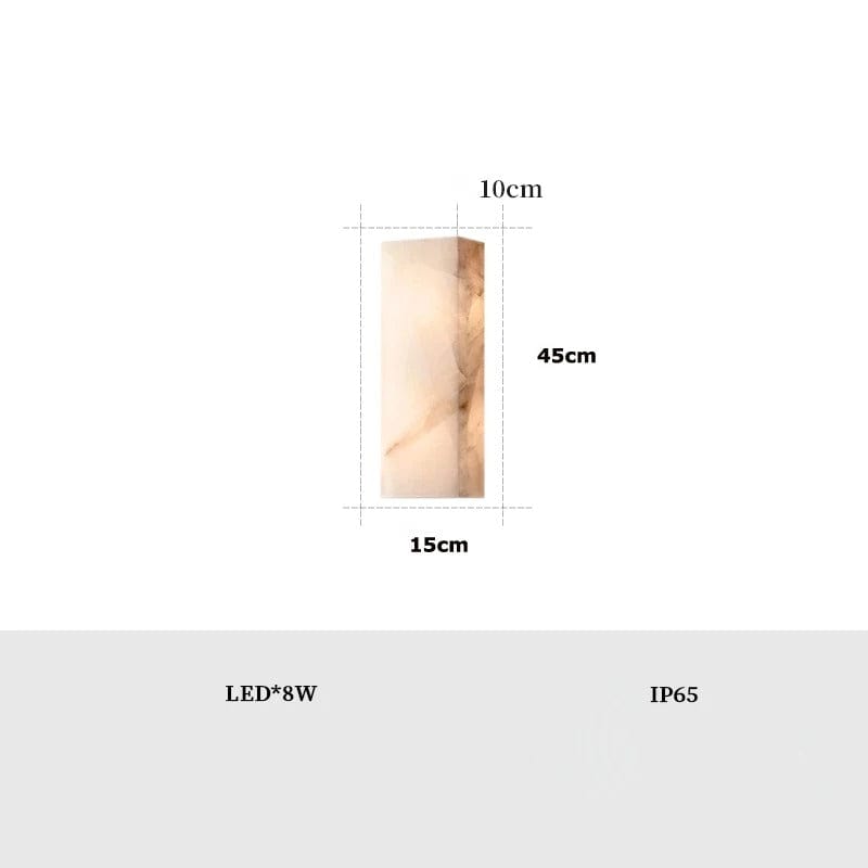 Marble Outdoor Sconce | OpalDwell - OpalDwell