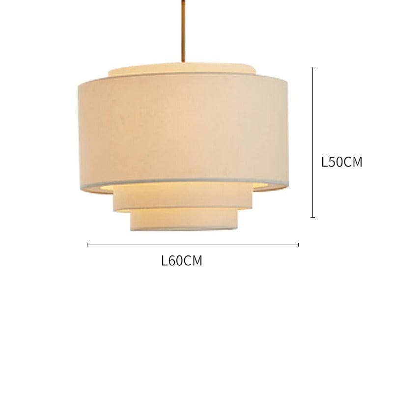 Liora Fabric Pendant Chandelier | OpalDwell - OpalDwell