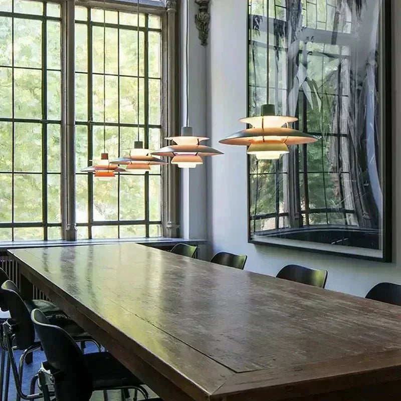 Nexio Cylinder Pendant Lamp With Brushed Metal Finish OpalDwell
