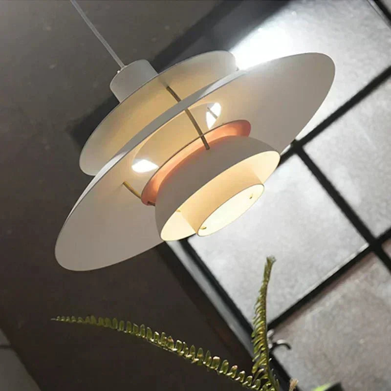 Nexio Cylinder Pendant Lamp With Brushed Metal Finish OpalDwell