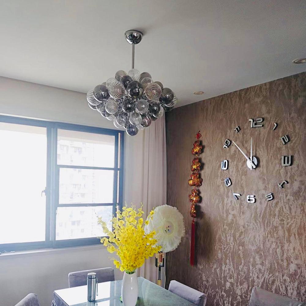 Aurelian Arc Chandelier Sleek Metal Frame for Modern Glow - OpalDwell