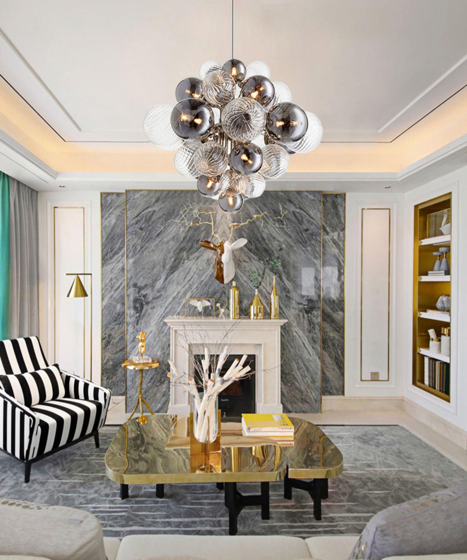 Aurelian Arc Chandelier Sleek Metal Frame for Modern Glow - OpalDwell