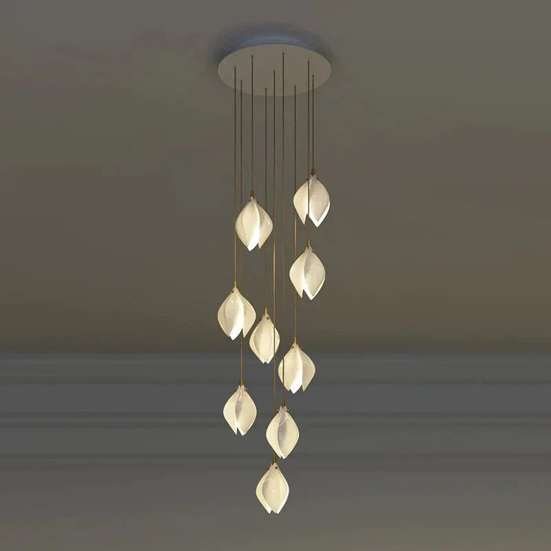 NovaFlora Ceramic Floral Chandelier For Modern Homes - OpalDwell