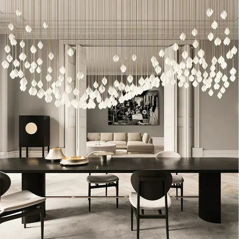 NovaFlora Ceramic Floral Chandelier For Modern Homes - OpalDwell