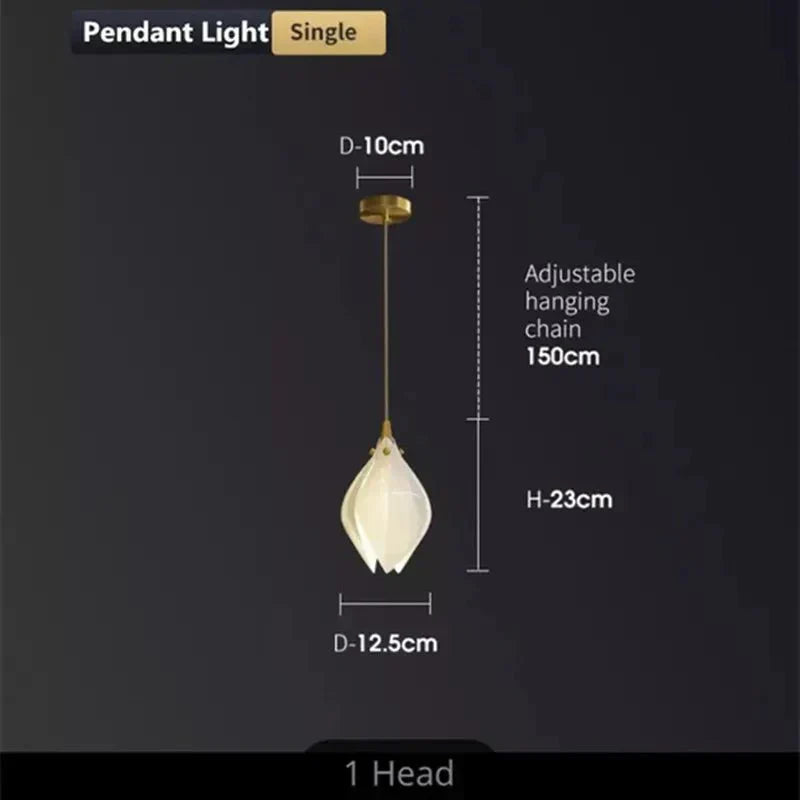 NovaFlora Ceramic Floral Chandelier For Modern Homes - OpalDwell