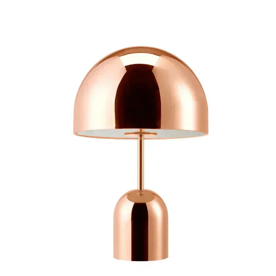 AstraLume Copper Finish Table Lamp for Warm Ambience - OpalDwell