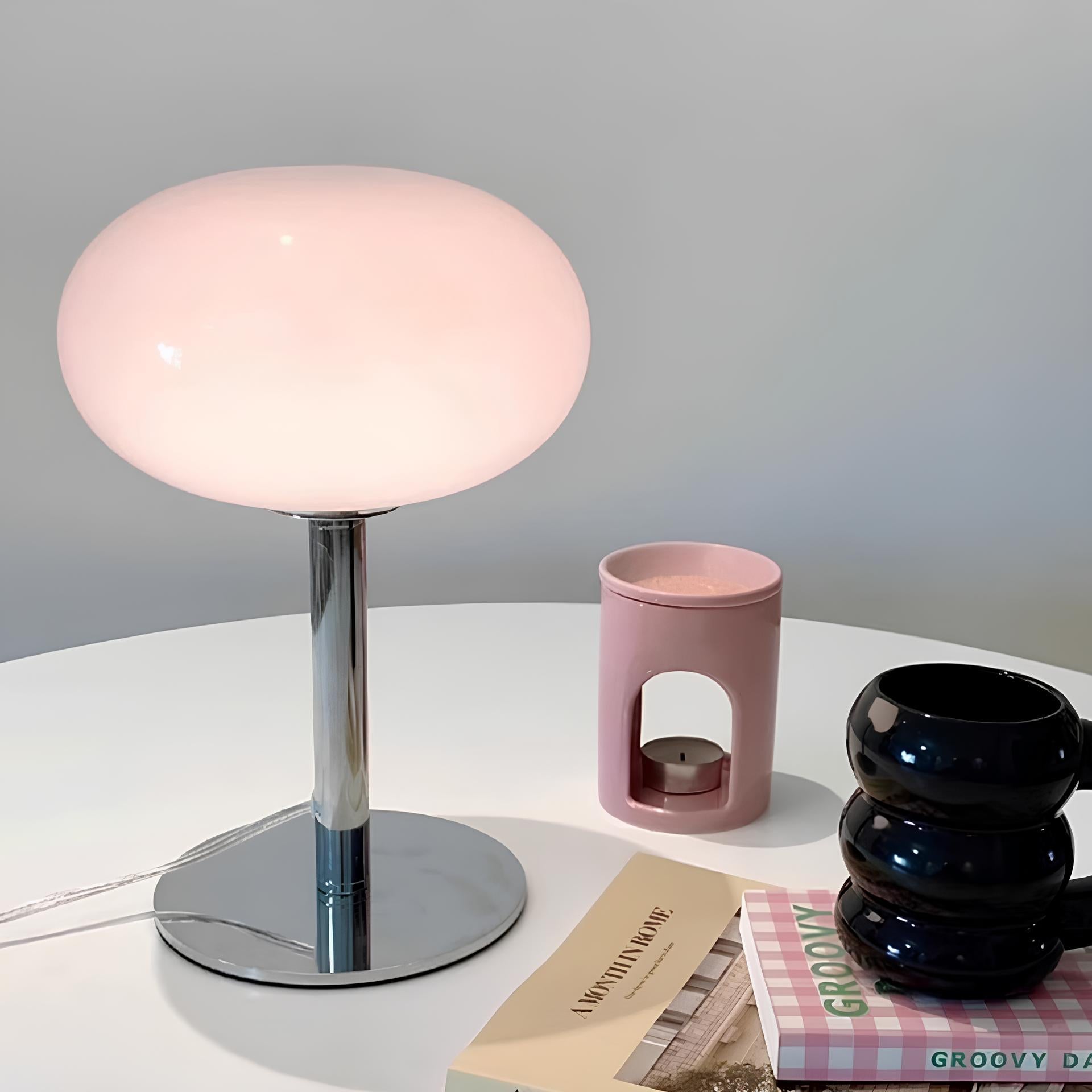 Candy Drop Glass Table Lamp For Cozy Room Ambience - OpalDwell