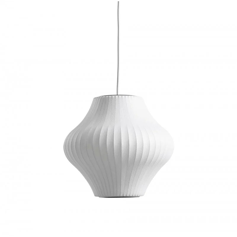 NovaCrest Silk and Steel Pendant Lamp for Modern Interiors OpalDwell