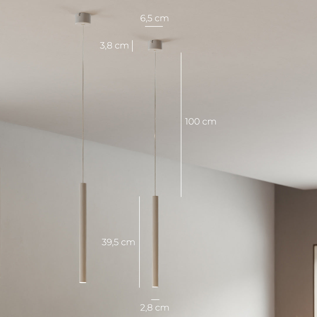 AeroLume Minimalist Pendant Light with LED Performance OpalDwell