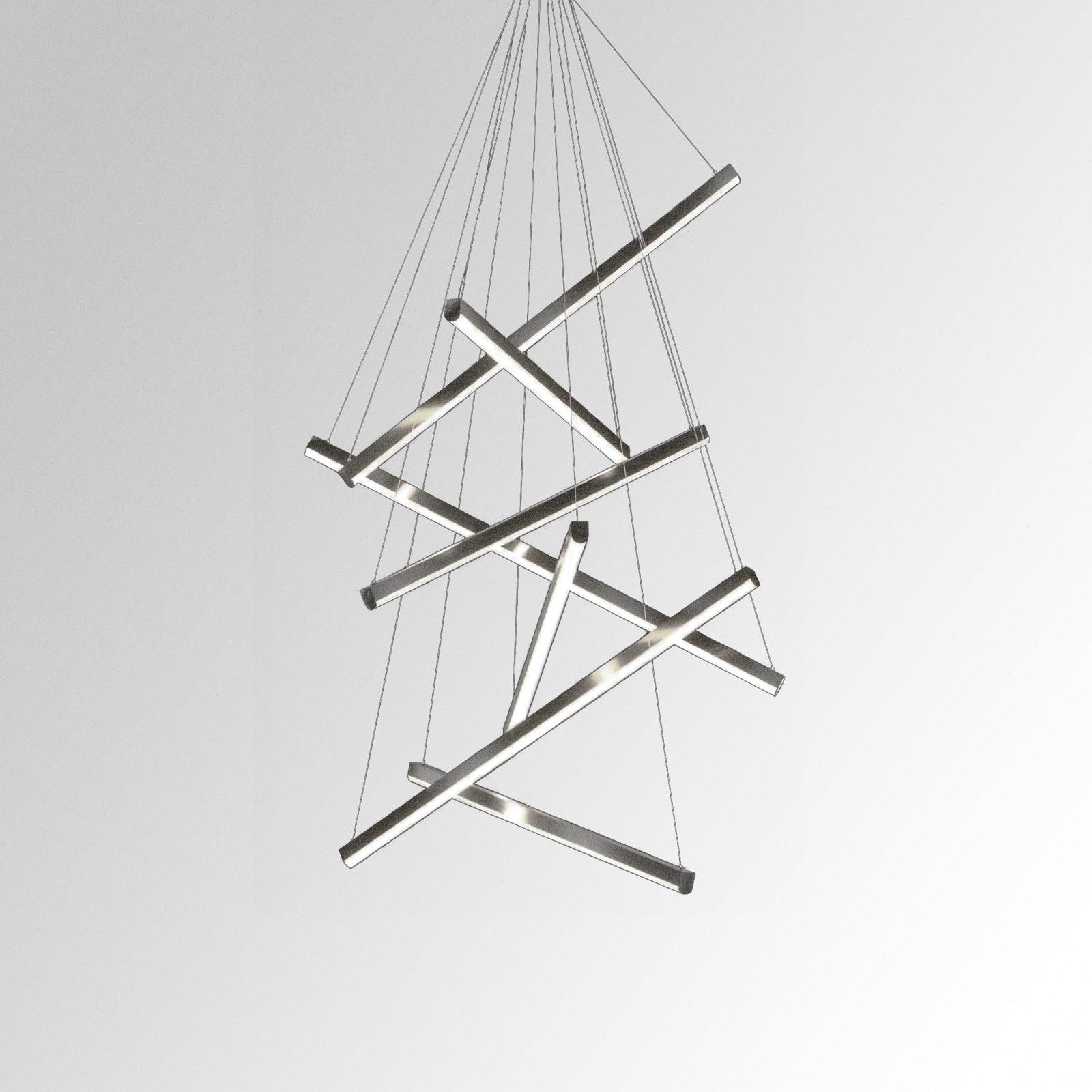Vespera | Nested Bar Chandelier OpalDwell