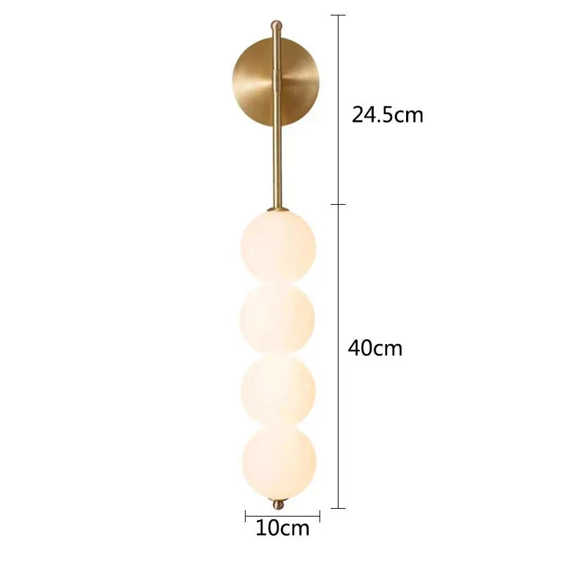 Lyra Orb Wall Sconce LED Ambient Lighting For Hallways - OpalDwell