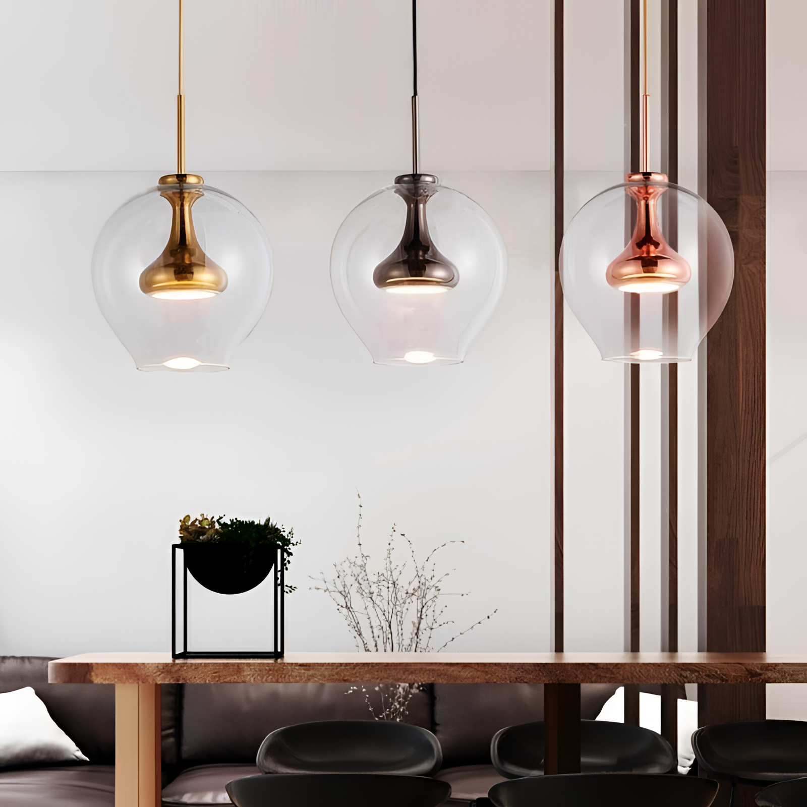 Glass Tulip Pendant Light by Lunara | OpalDwell OpalDwell