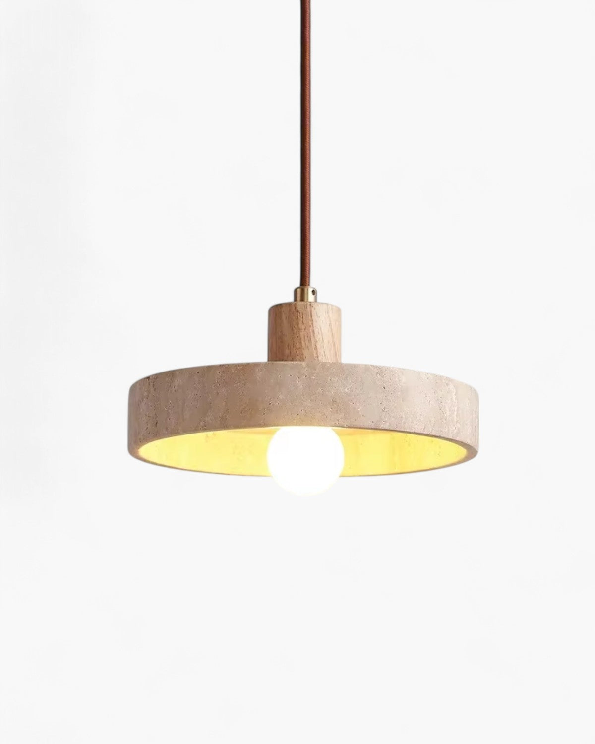 Nolare | Travertine Pendant Light for Kitchen Ceiling - OpalDwell