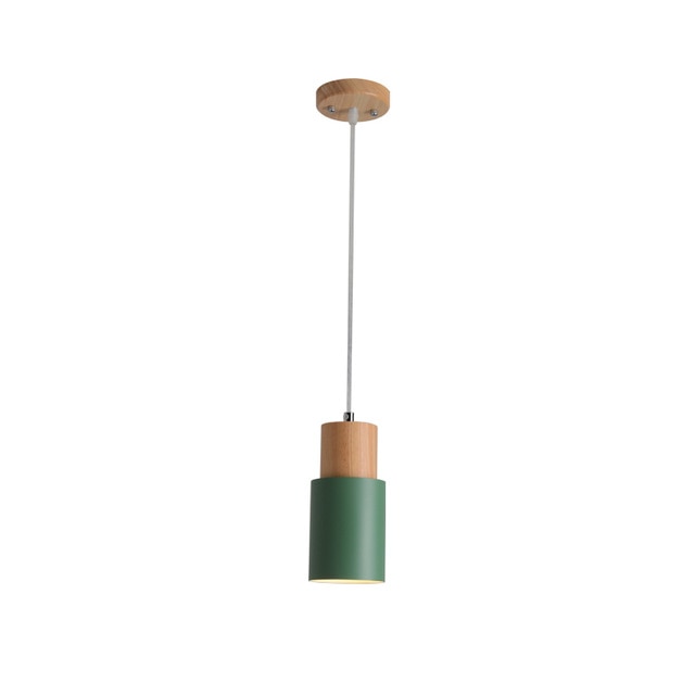 Lyra Oak Pendant Light Geometric Cage Brushed Nickel - OpalDwell