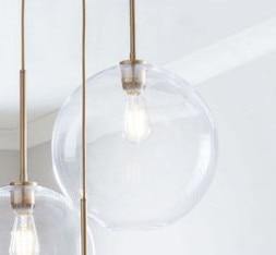 Aurell Nordic Glass Pendant Light in Champagne Amber, Iconic Silver and Transparent | OpalDwell - OpalDwell