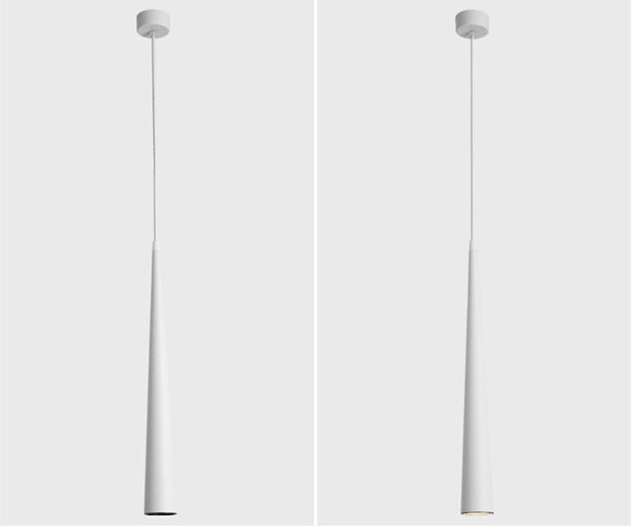 NovaCrest Cone LED Pendant Light | Modern Aluminum Fixture - OpalDwell