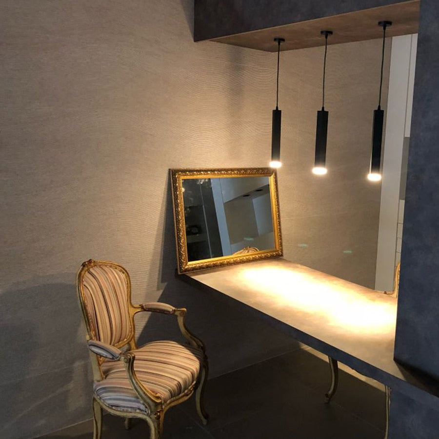 Elorra Cylinder Pipe LED Pendant Light Dimmable Aluminum - OpalDwell