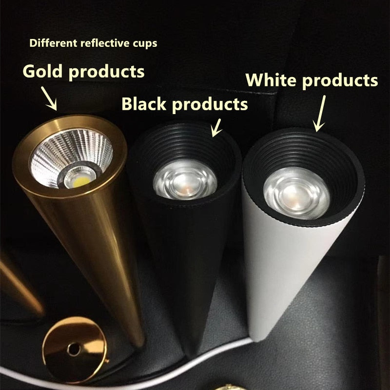NovaCrest Cone LED Pendant Light | Modern Aluminum Fixture - OpalDwell