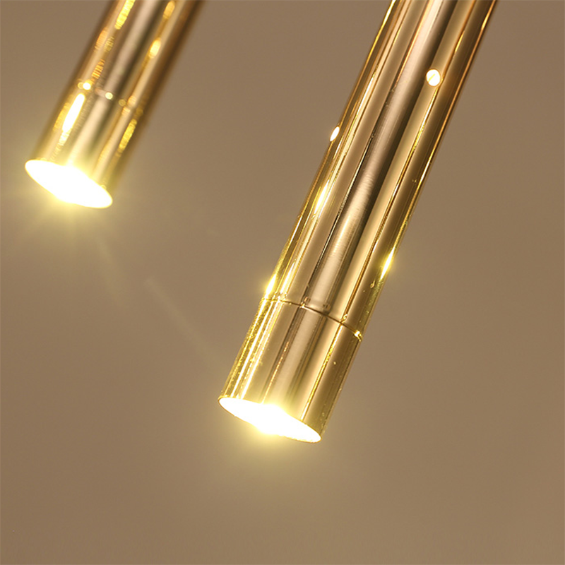 Radiant Elongated Cylindrical Chandelier | OpalDwell - OpalDwell