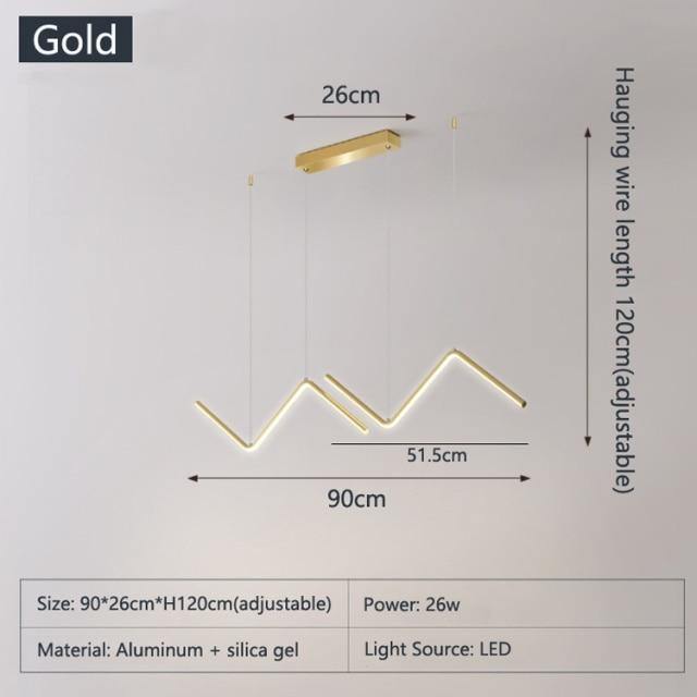 Geometric Triangle LED Pendant Lights | OpalDwell - OpalDwell