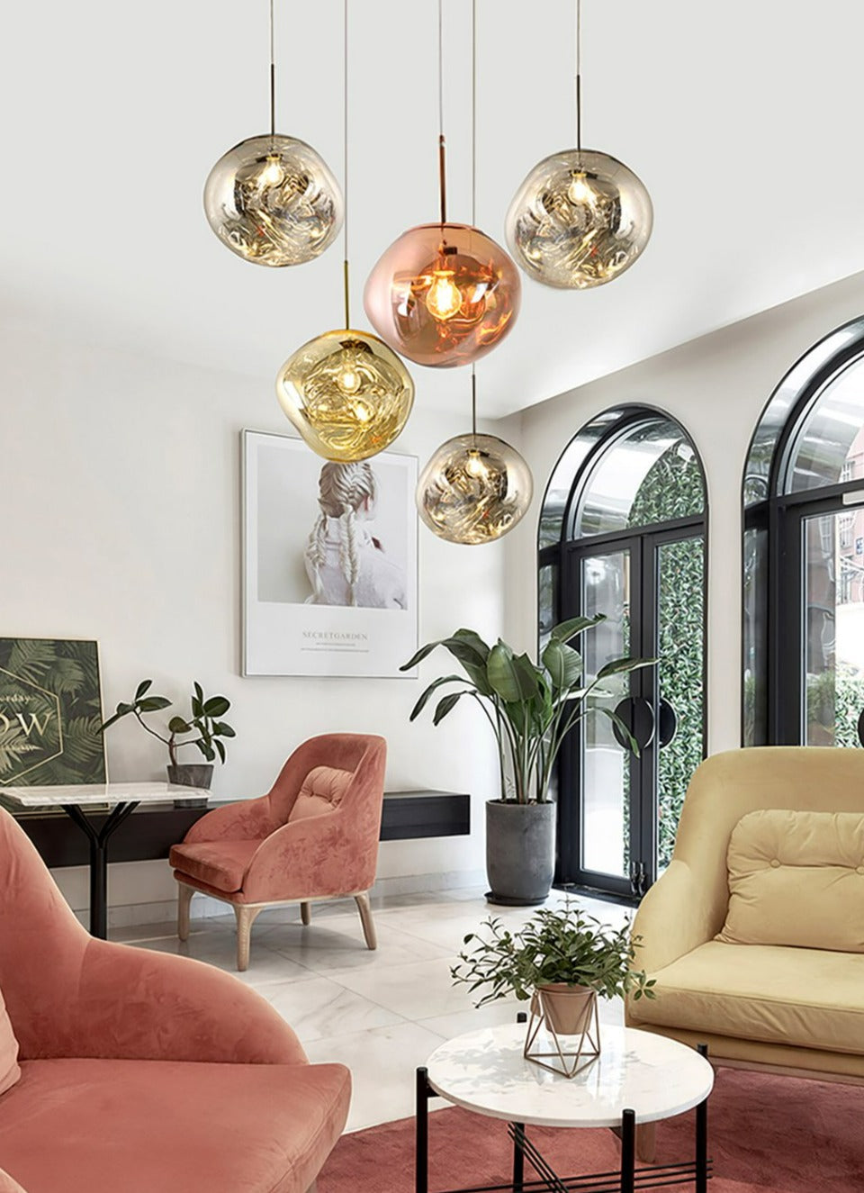 NovaLume Colorful Pendant Light Bright and Quiet Edition - OpalDwell