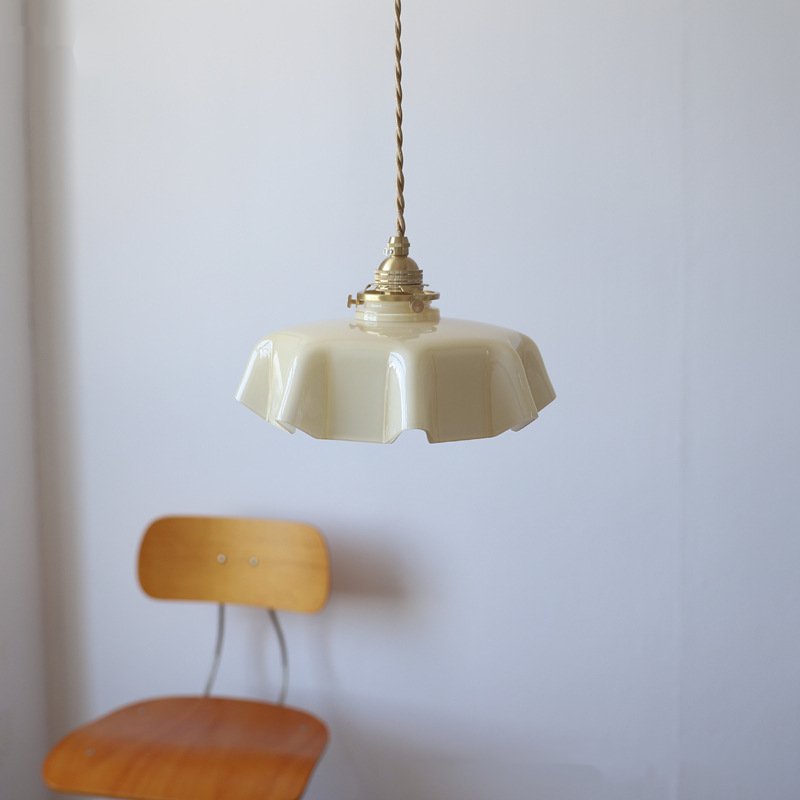 Elowen | Retro Draped Flower Glass Ceiling And Pendant Light | OpalDwell - OpalDwell