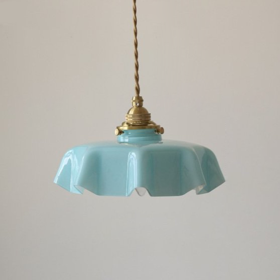 Elowen | Retro Draped Flower Glass Ceiling And Pendant Light | OpalDwell - OpalDwell