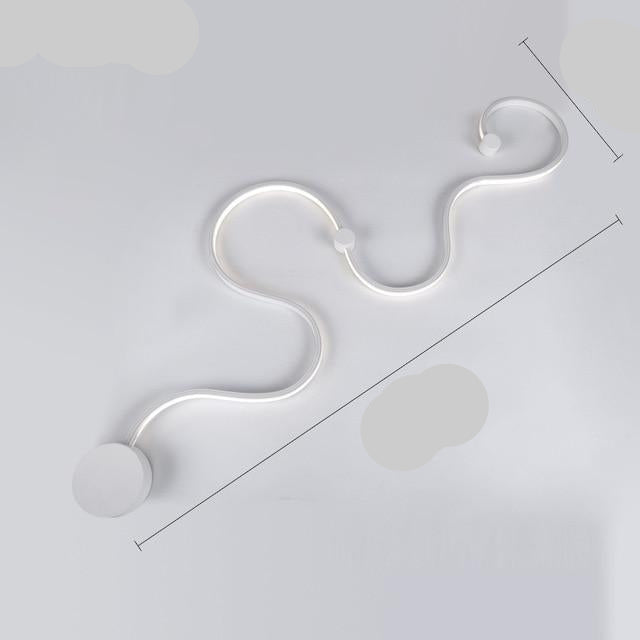 AeroLume | Modern Acrylic LED Wall Light for Hallways OpalDwell