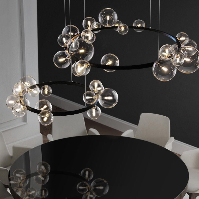 Elara Crystal Chandelier With Layered Sparkle Shine - OpalDwell