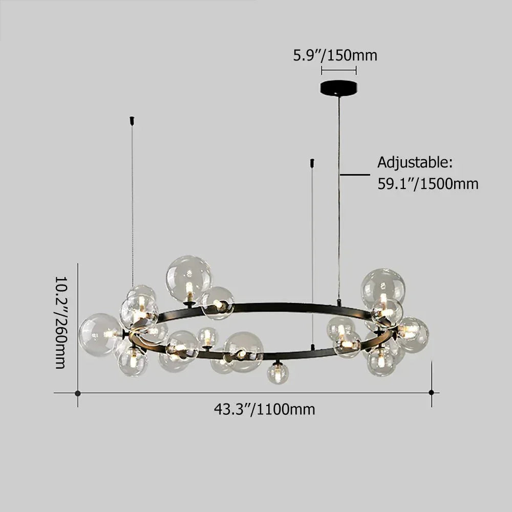 Elara Crystal Chandelier With Layered Sparkle Shine - OpalDwell