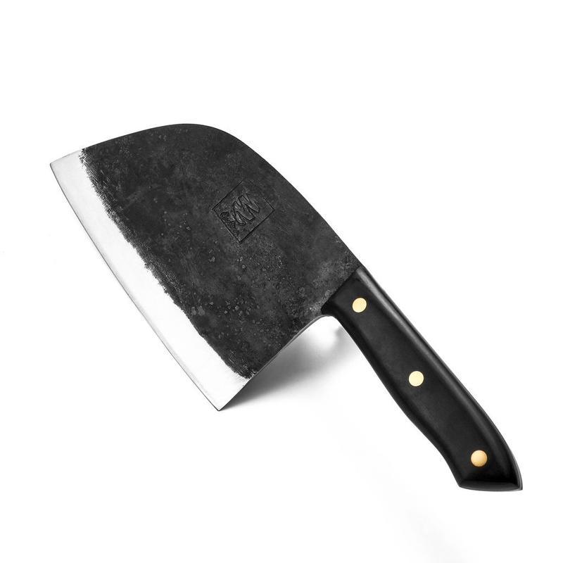 VantaForge Handcrafted Chef Knife With Hardened Carbon Steel Edge - OpalDwell