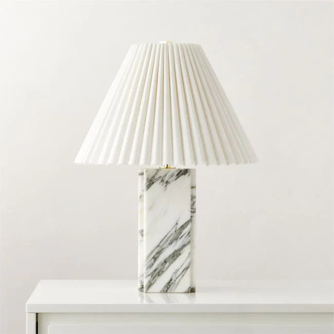 Luxury Marble Table Lamp For Modern Minimalist Home Lighting - OpalDwell