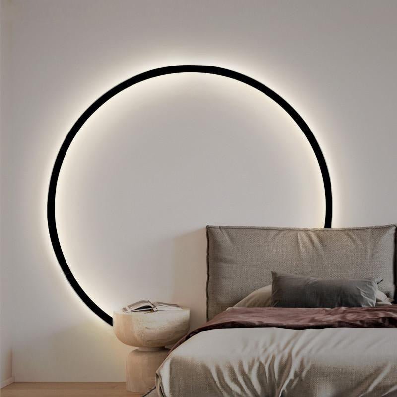 LumaNova Round Wall Light for Modern Minimalist Interiors OpalDwell