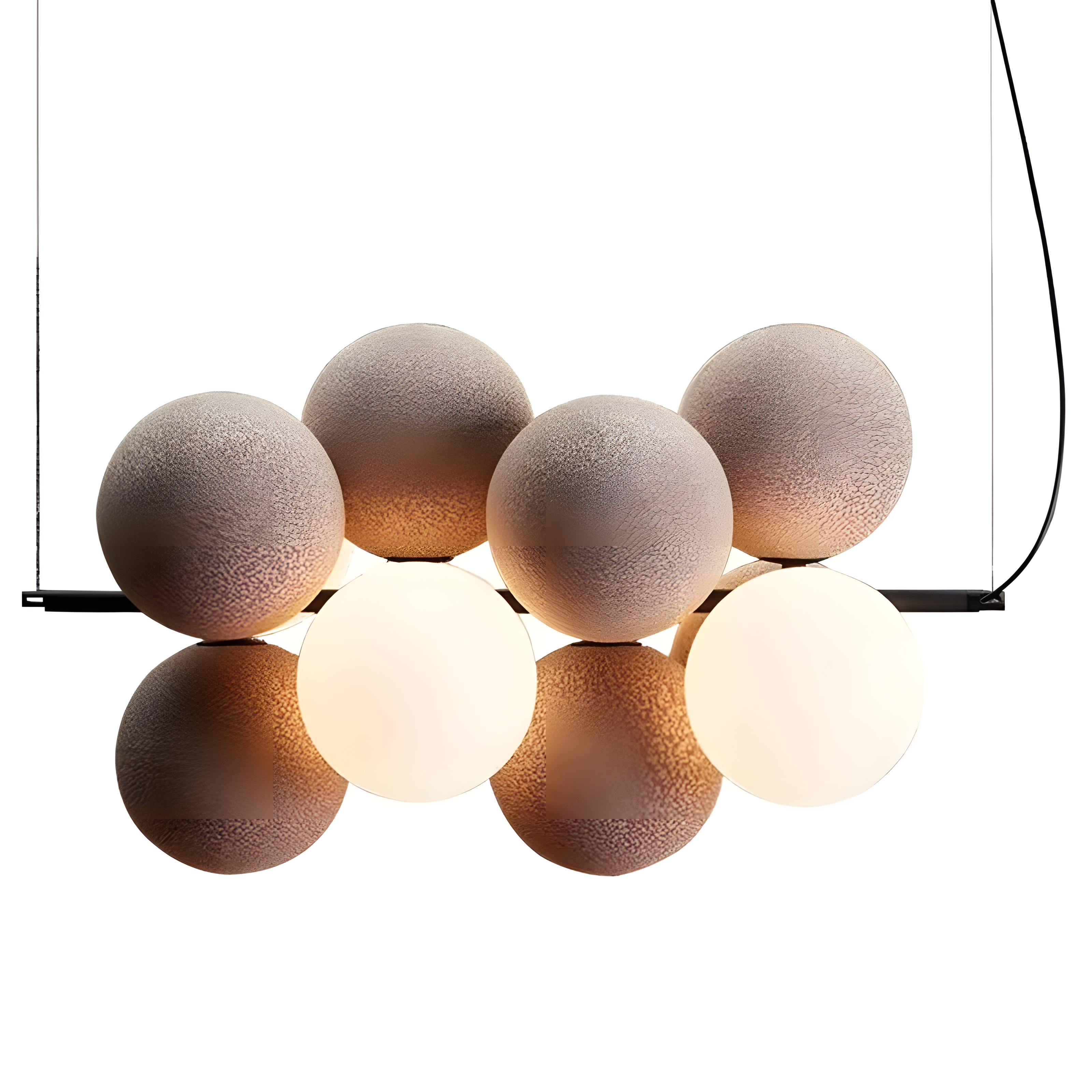 Virelle | Geometric Sphere Chandelier - OpalDwell