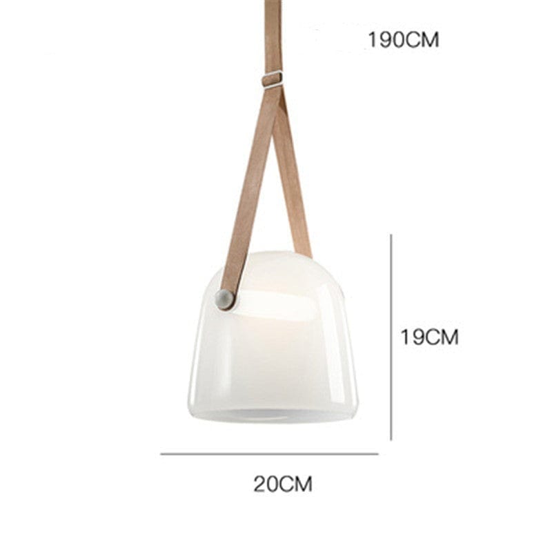 Kirrea Glass Belt Light | OpalDwell - OpalDwell
