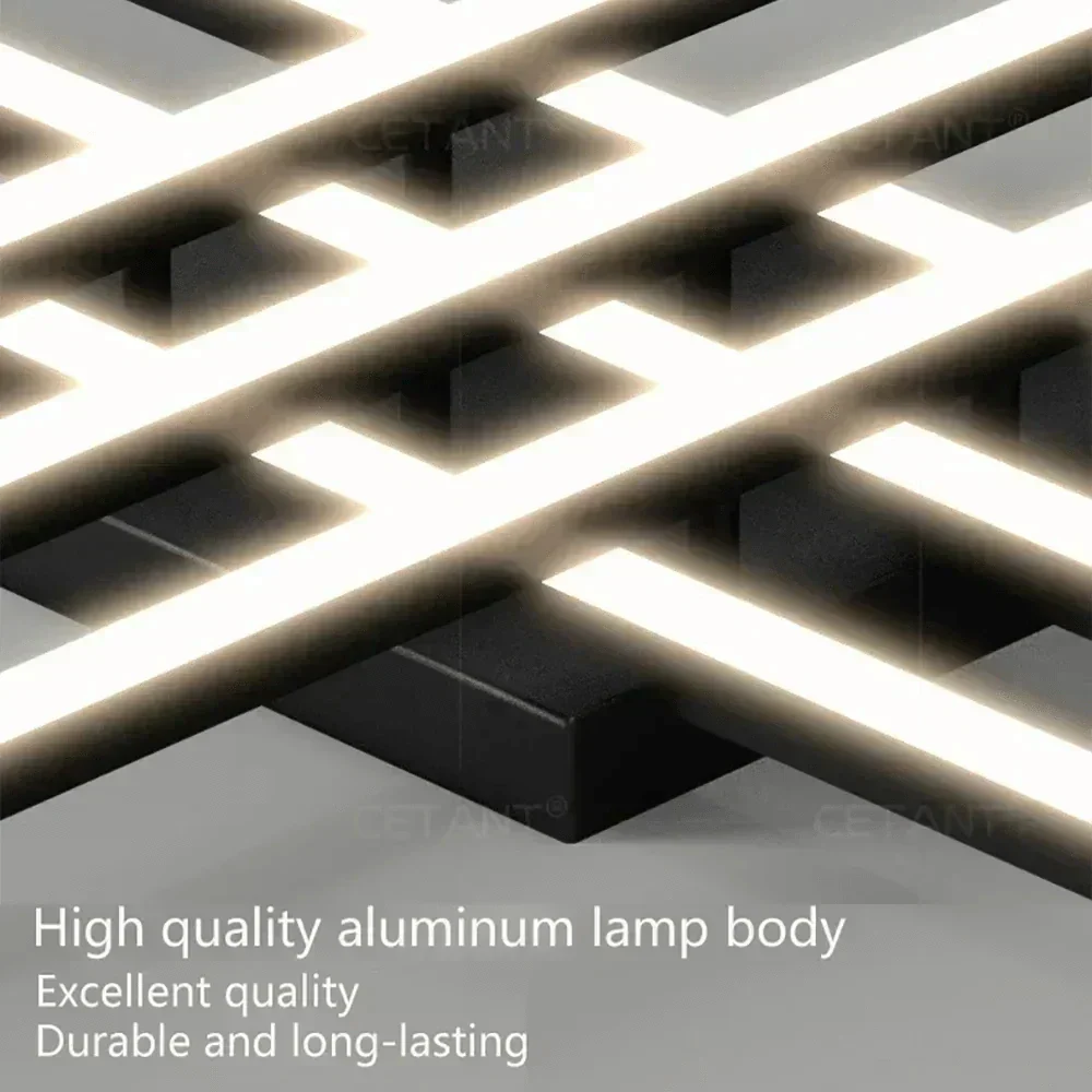 AuroraArc LED Ceiling Light With Soft Glow Energy Saving 30 40 50 cm Diameters - OpalDwell